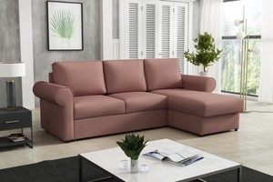 Extendable corner sofa bed Alfa L/P