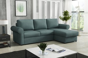 Extendable corner sofa bed Alfa L/P