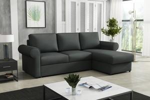 Extendable corner sofa bed Alfa L/P