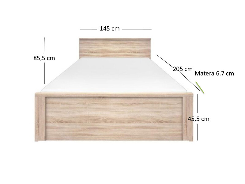 Bed Notos gulta 140