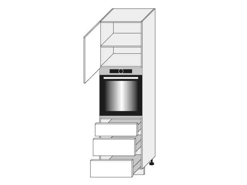 Cabinet for oven Emporium Grey Stone D14/RU/3R