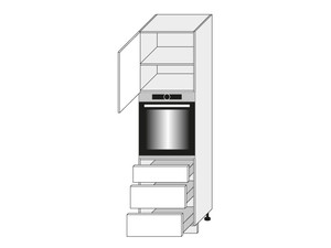 Cabinet for oven Emporium Grey Stone D14/RU/3A