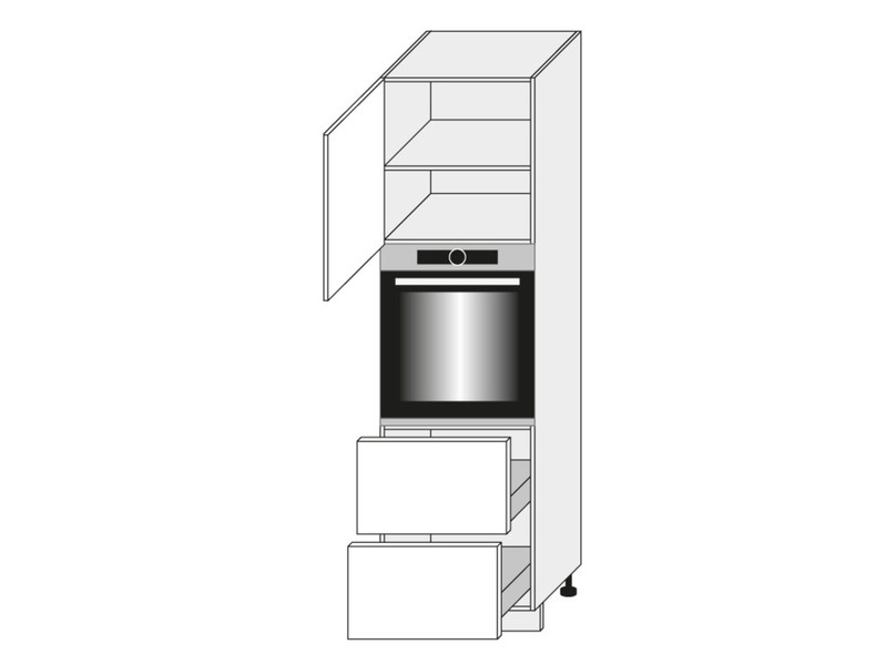 Skapis cepeškrāsnij Emporium Grey Stone D14/RU/2A 356