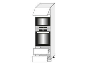 Шкаф для духовки и микроволновой печи Emporium Grey Stone D14/RU/2A 284