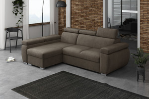 Extendable corner sofa bed Aston LCp+2r