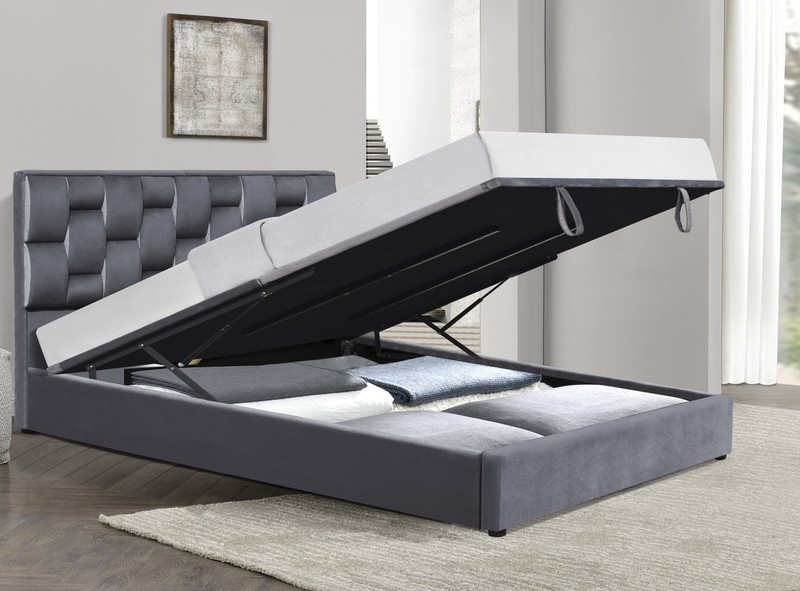 Bed with lift up storage ID-22073