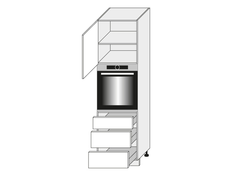 Cabinet for oven SIlver Plus D14/RU/3A