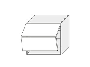 Augšējais skapītis SIlver W8B/80 AVENTOS