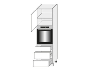 Cabinet for oven SIlver Plus D14/RU/3R