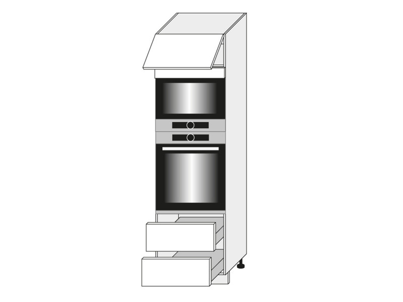 Шкаф для духовки и микроволновой печи Malmo D14/RU/2R 284
