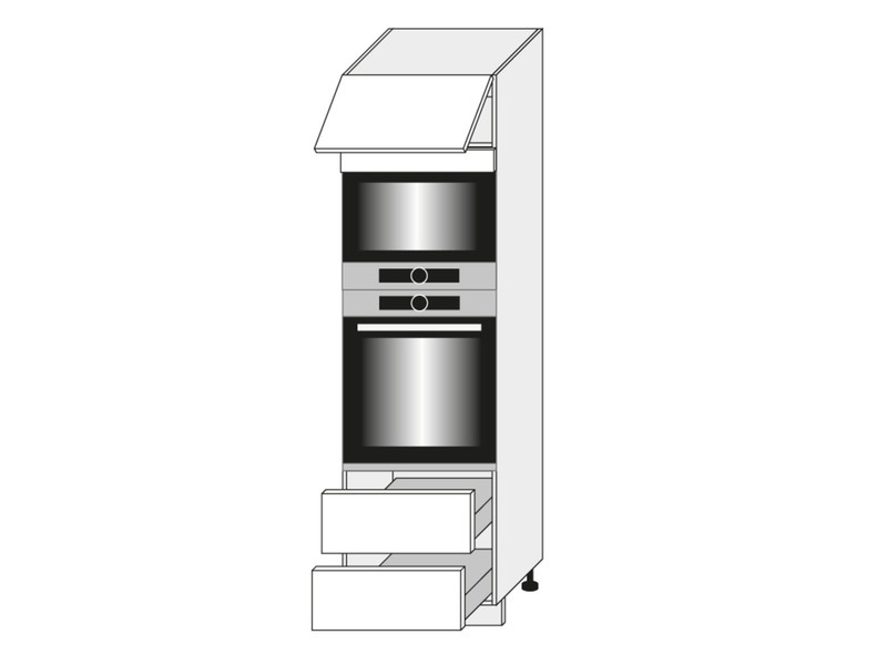 Cabinet for oven and microwave oven Malmo D14/RU/2R 284