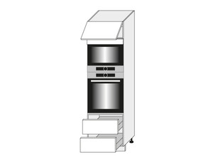 Шкаф для духовки и микроволновой печи Florence D14/RU/2R 284