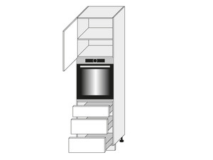 Cabinet for oven Napoli D14/RU/3R P