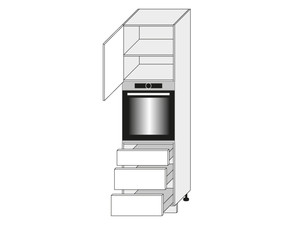 Cabinet for oven Napoli D14/RU/3R L