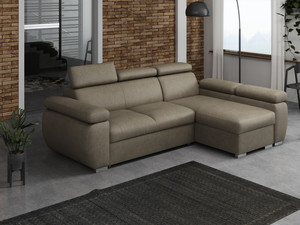 Extendable corner sofa bed Aston 2R+LCp