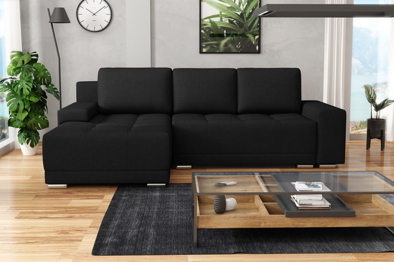 Extendable corner sofa bed Lugano