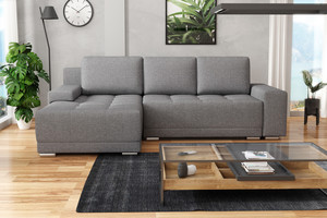 Extendable corner sofa bed Lugano