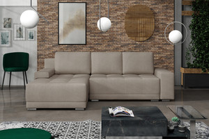 Extendable corner sofa bed Lugano