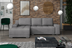 Extendable corner sofa bed Lugano