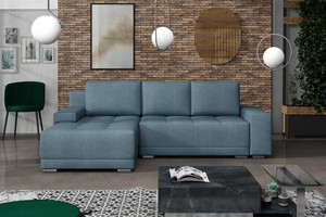 Extendable corner sofa bed Lugano