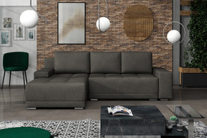 Extendable corner sofa bed Lugano