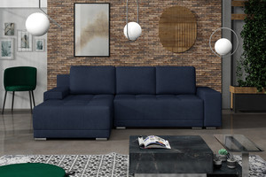 Extendable corner sofa bed Lugano