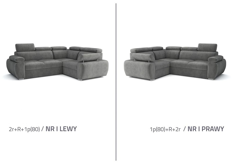 Stūra dīvāns izvelkams Aston 2r+R+1p(80)
