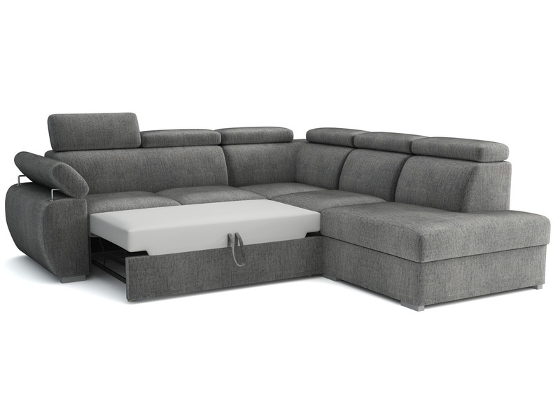 Extendable corner sofa bed Aston 2r+R+1p(65)+LXp