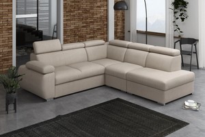 Extendable corner sofa bed Aston 2r+R+1p(65)+LXp