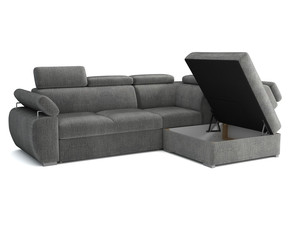 Extendable corner sofa bed Aston 2r+R+LXp