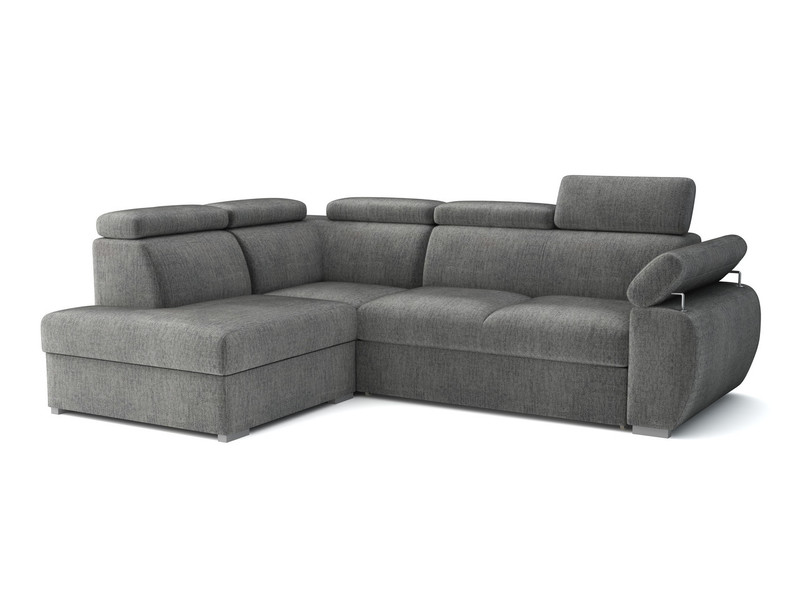 Extendable corner sofa bed Aston LXp+R+2r