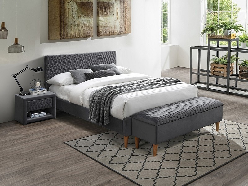Bed with slatted base ID-23061