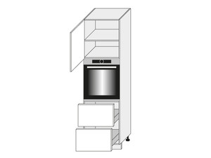Cabinet for oven Napoli D14/RU/2R 356 P