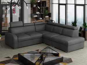 Extendable corner sofa bed Dave 2r+R+1p(65)+LXp
