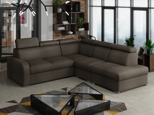 Extendable corner sofa bed Dave 2r+R+1p(65)+LXp