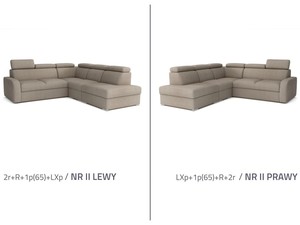Stūra dīvāns izvelkams Dave 2r+R+1p(65)+LXp