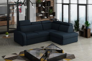 Extendable corner sofa bed Dave 2r+R+LXp