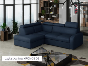 Extendable corner sofa bed Dave LXp+R+2r