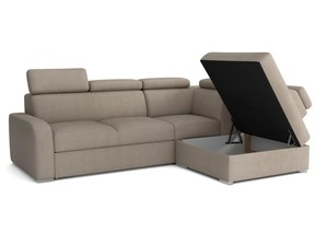 Extendable corner sofa bed Dave LXp+R+2r