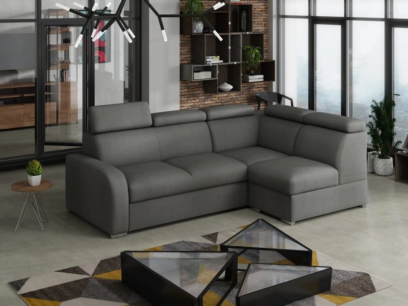 Extendable corner sofa bed Dave 2r+R+1p(65 bb)