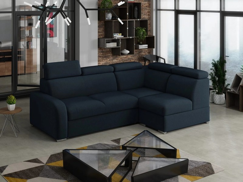Extendable corner sofa bed Dave 2r+R+1p(65 bb)
