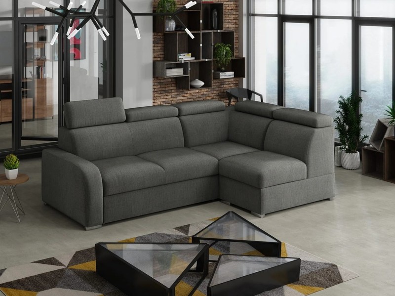 Extendable corner sofa bed Dave 2r+R+1p(65 bb)