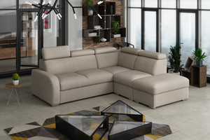 Extendable corner sofa bed Dave 2r+R+1p(65)+PUFA p