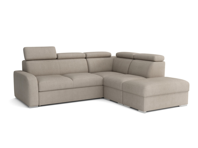 Extendable corner sofa bed Dave 2r+R+1p(65)+PUFA p