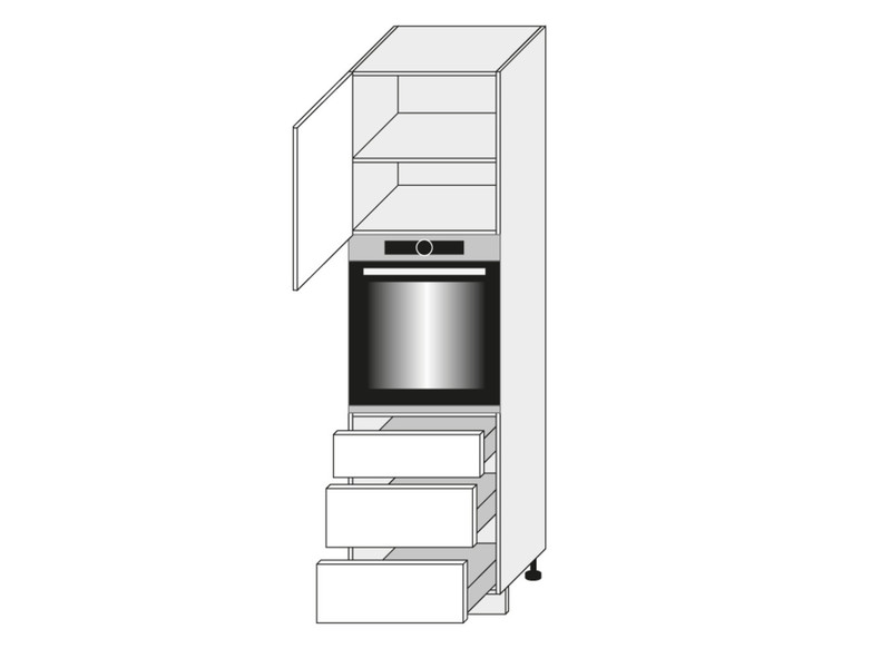 Cabinet for oven Silver Dab Kraft D14/RU/3A