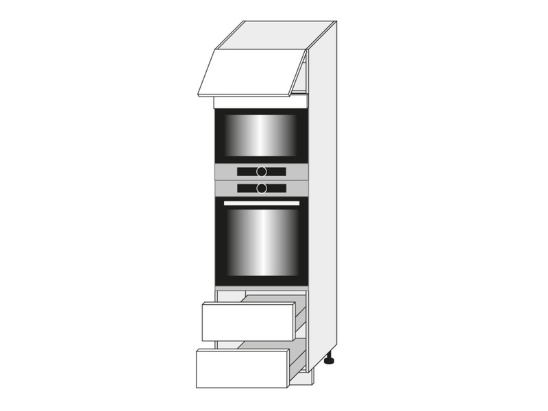 Cabinet for oven and microwave oven Tivoli D14/RU/2R 284