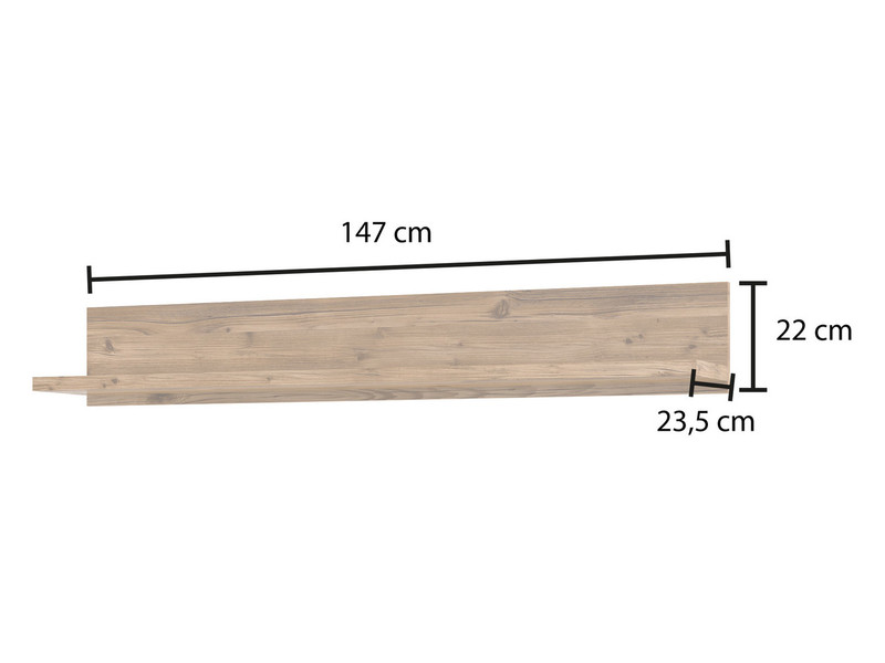 Sienas plaukts Evoke typ 02