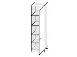 Skapis ar plauktiem Treviso D14/DP/60/207 P