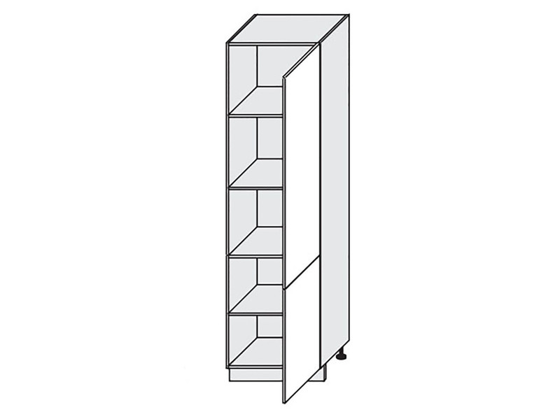 Skapis ar plauktiem Treviso D14/DP/60/207 P