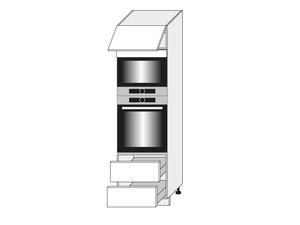 Шкаф для духовки и микроволновой печи Treviso D14/RU/2R 284